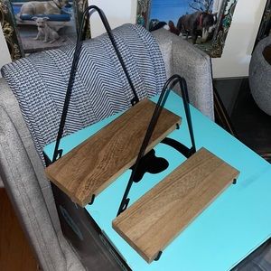 Matching shelves for functional wall decor. 12” & 10” (long and tall).